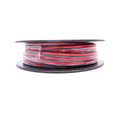 Twinpoint Twinpoint 12RB1 Workman 100 ft. Spool of 12 Gauge DC Zip Wire; Red & Black 12RB1